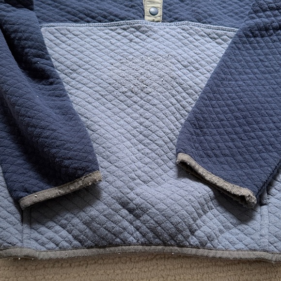 LlBean Kids' blue and light blue Fleece Pullover - Picture 4 of 5